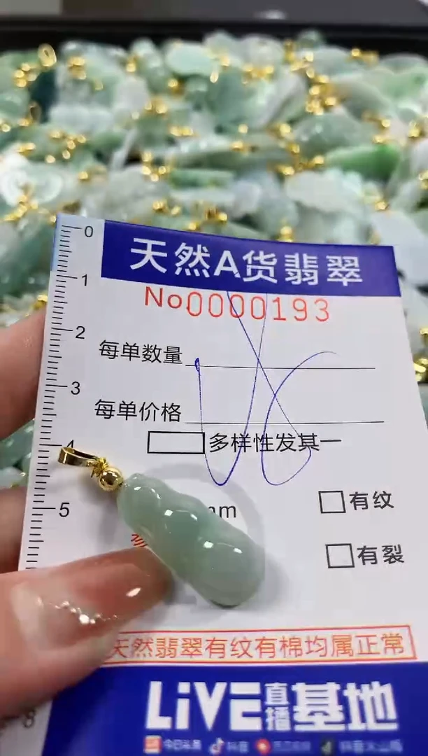 颈饰未镶嵌翡翠天然A货翡翠