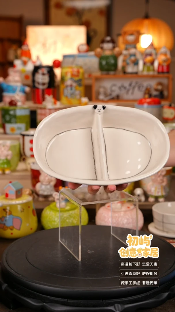 瓷初屿手工彩绘陶瓷餐具