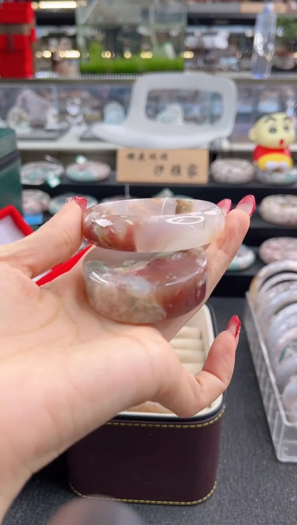 未镶嵌手镯石英质玉54圈口（赠品镯心）S974117