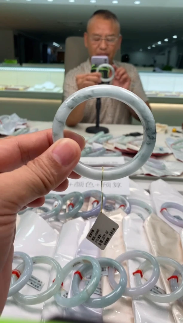 未镶嵌手镯翡翠三哥专属链接圈口 53编码5081多样性发其一