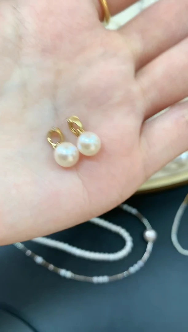 【闪购商品】海水珍珠吊坠(不含链)18K金镶嵌A839|(多样性发)599