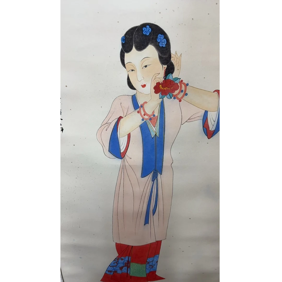 张老款 人物立轴 102 50 4.5平尺