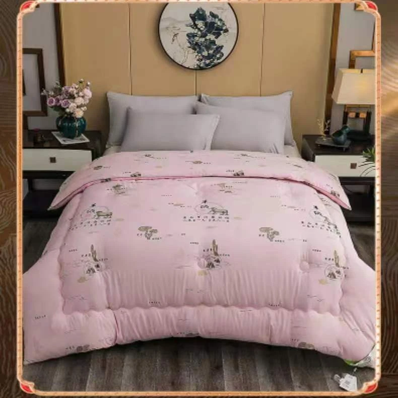 【WRP1.21】玉石羊绒蚕丝花型被