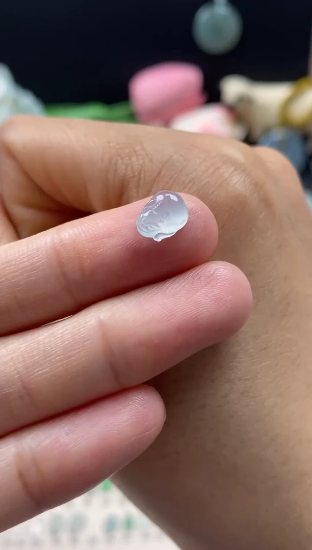 【闪购商品】翡翠颈饰未镶嵌翡翠冰晴金蟾