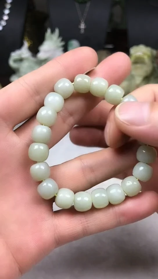 手链未镶嵌和田玉手串10