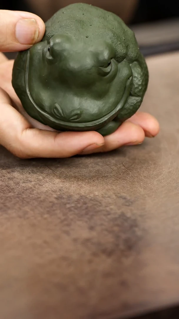 紫砂茶宠紫砂大嘴蛙