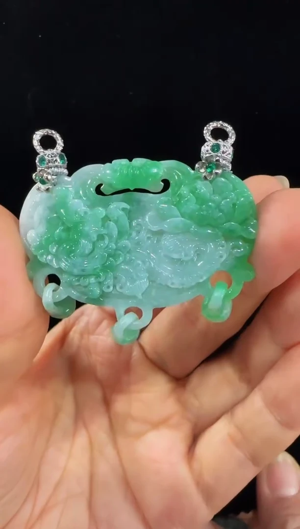 颈饰未镶嵌翡翠国风