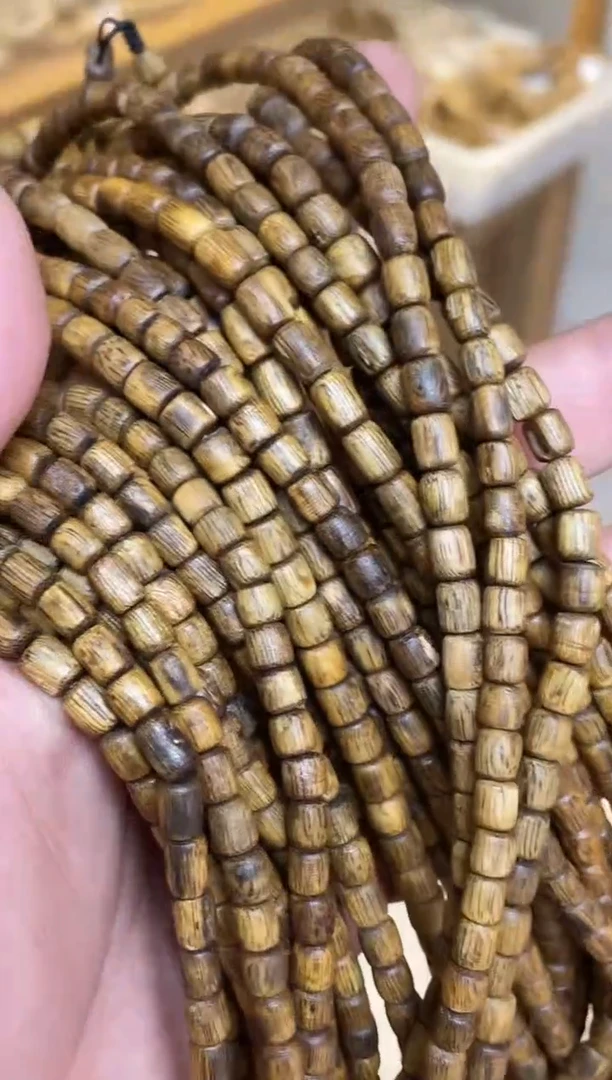 手串沉香海南红金猊随型长串多样性发其一