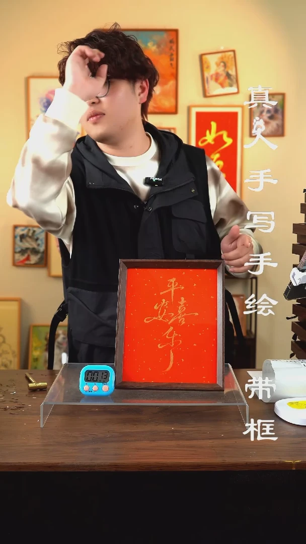 【闪购商品】书法031真人手写手绘摆件