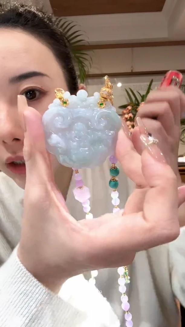 【闪购商品】翡翠颈饰未镶嵌国风