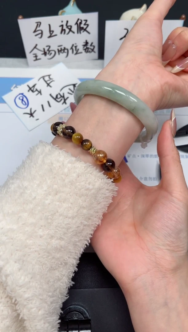 【闪购商品】石英质玉手镯未镶嵌K102-62