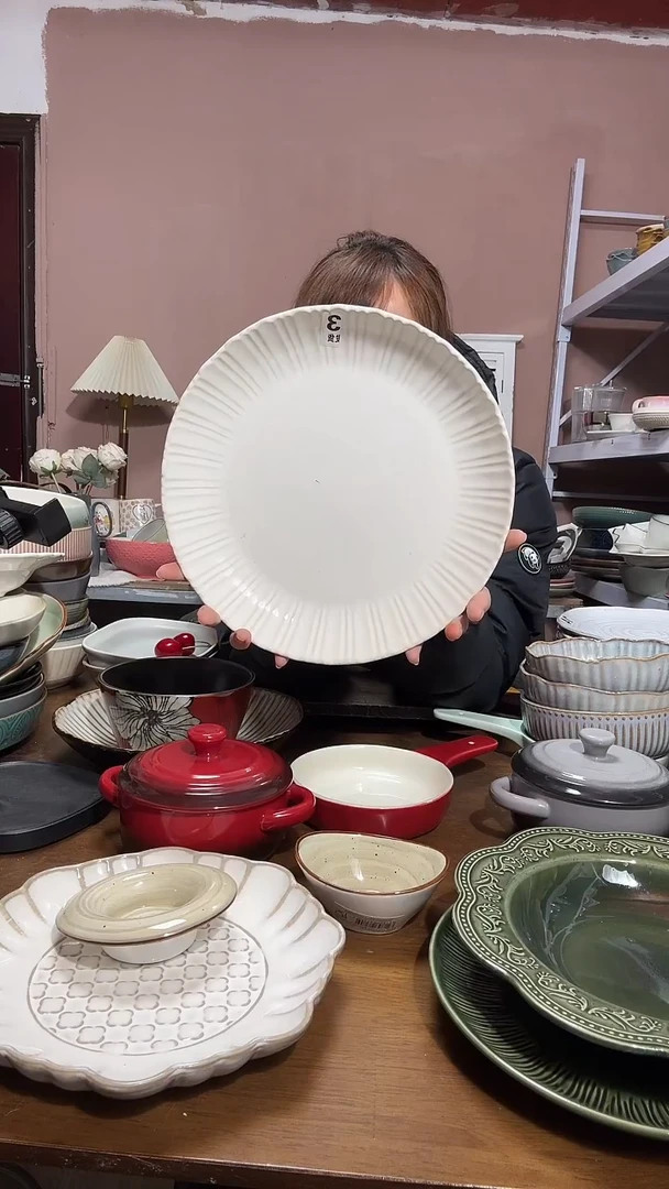 陶瓷微瑕(1个装）6号大盘子