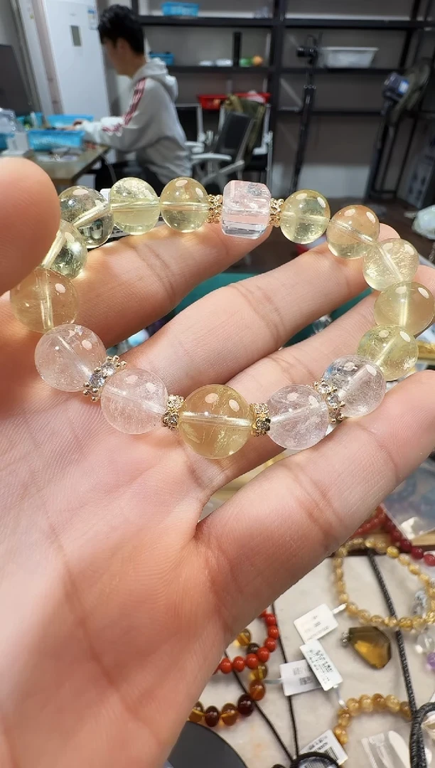 未镶嵌手链水晶竹*月晶6616