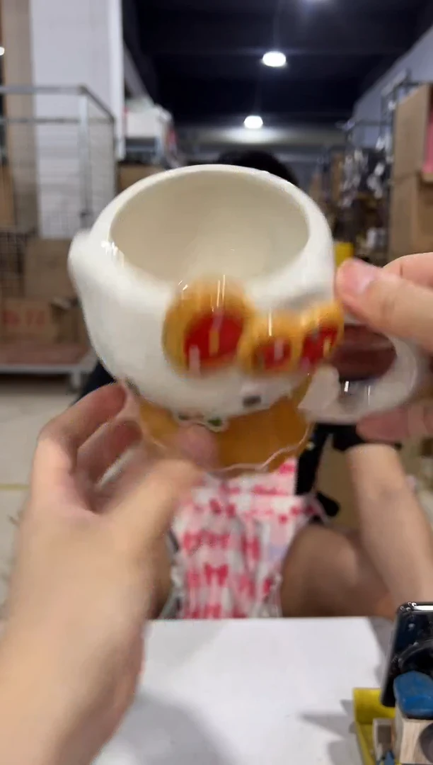 瓷片圣诞ktjb水杯 陶瓷材质