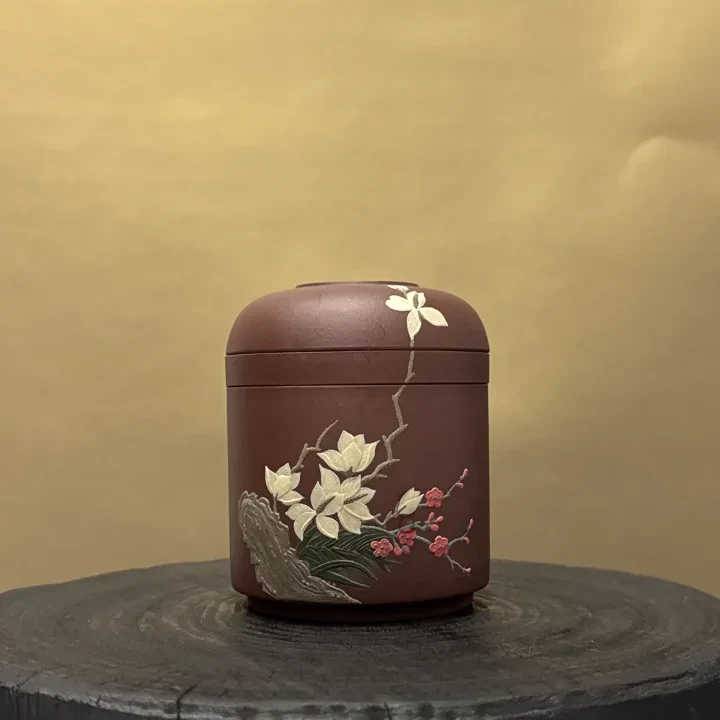 【古月壶来】底槽清玉兰茶漏盖杯