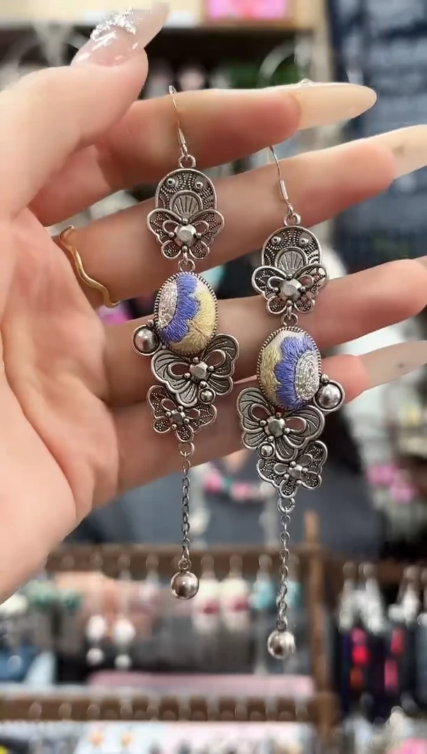 织绣民族风非遗老绣饰品340**