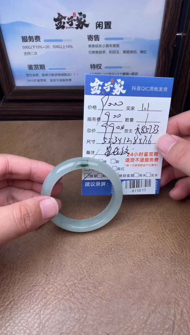 颈饰未镶嵌翡翠手镯多人-815810