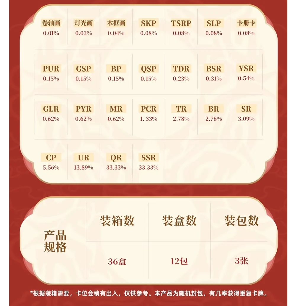 【平拆】腾讯视频草场地《魔道祖师》金禧贺岁第一弹收藏卡盲盒（代拆）