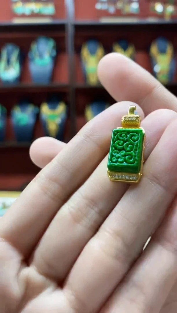 颈饰未镶嵌翡翠翡翠吊坠