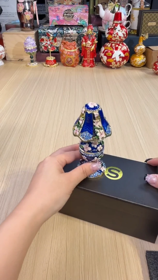 24七宝蓝色台灯