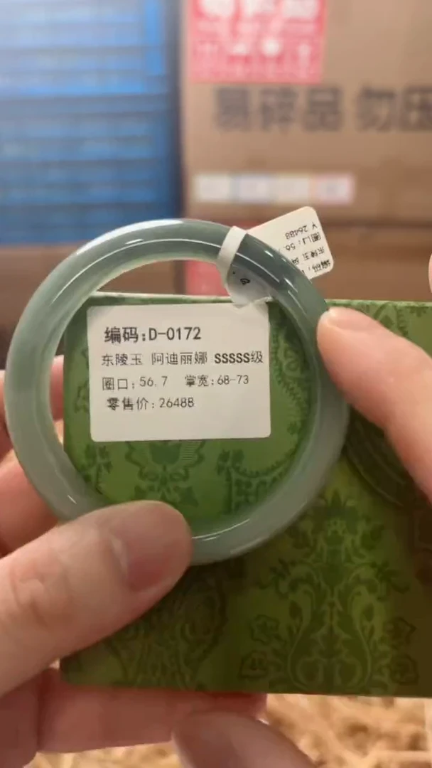 未镶嵌手镯石英质玉D-0172