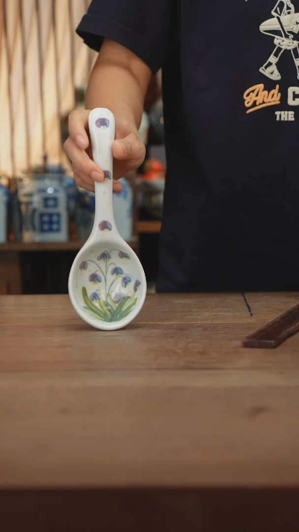 瓷片景德镇设计师釉下手绘陶瓷餐具