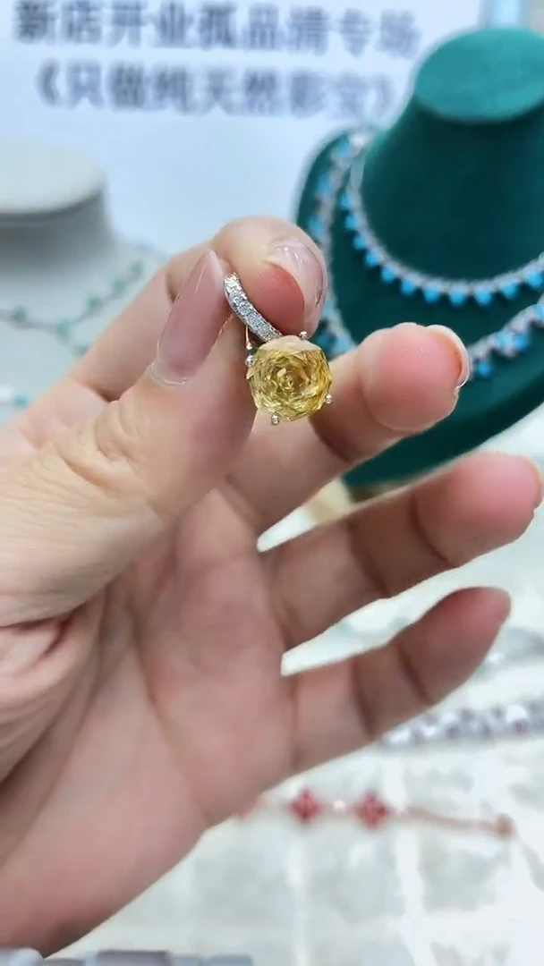 吊坠(不含链)银S925镶嵌水晶499ZB1120产品一个（多样性）