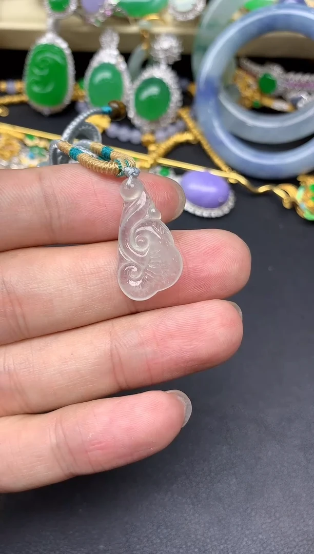 颈饰未镶嵌翡翠11-雪姐翡翠天天见