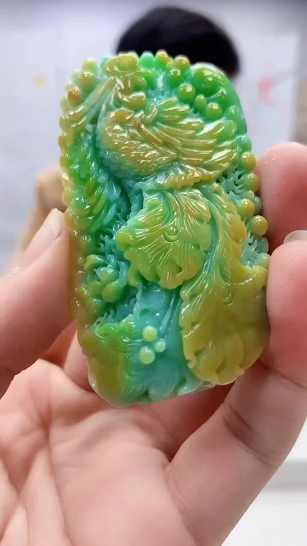 定制翡翠未镶嵌4917bb-毛货挂件77