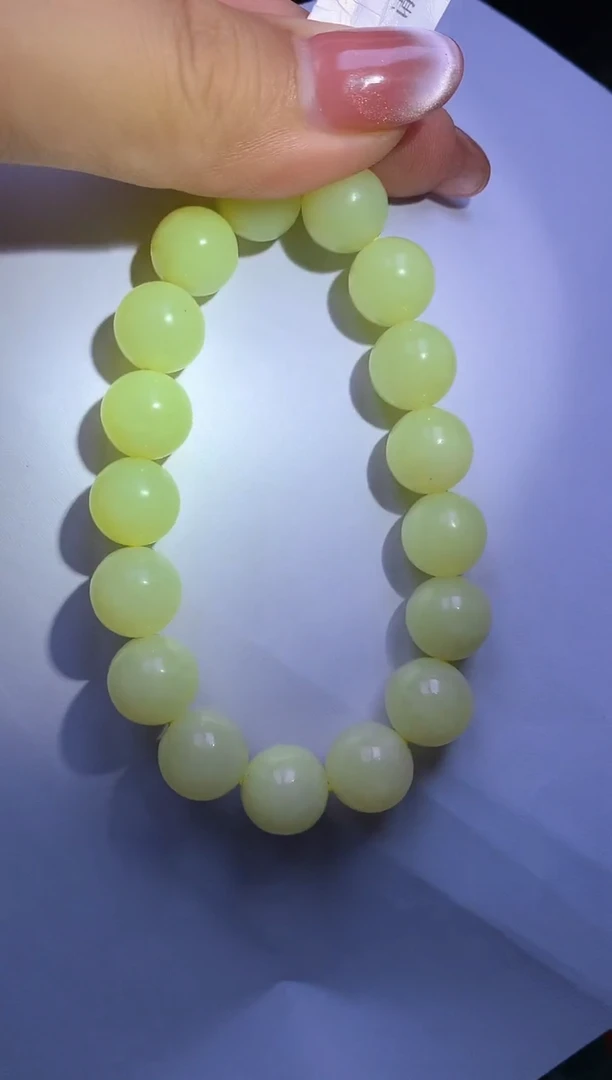 手串未镶嵌和田玉黄口手串 多样性发其一