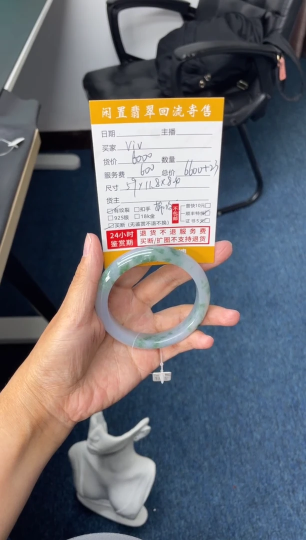 未镶嵌手镯翡翠V****n手镯