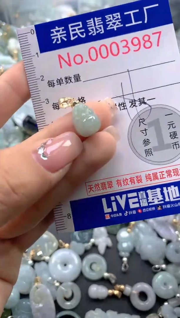 颈饰未镶嵌翡翠3987