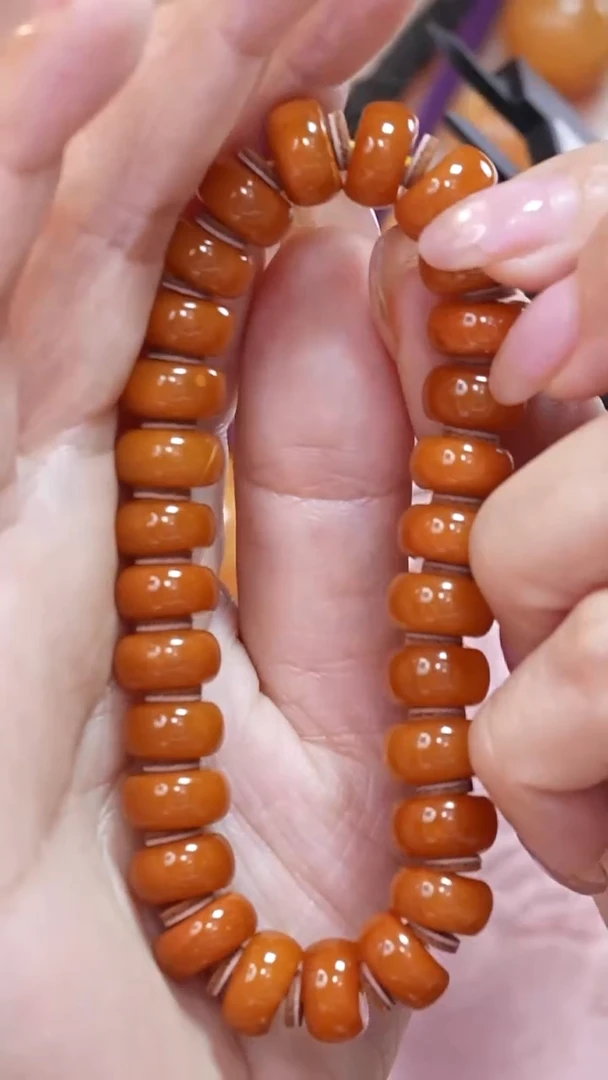 蜜蜡颈饰未镶嵌222-9745天然蜜蜡珠宝奇石云端妖孽全部保真