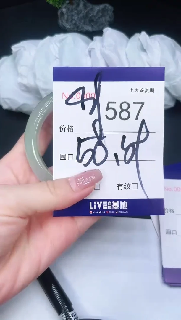 未镶嵌手镯翡翠587