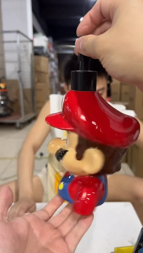 瓷片马里奥按压瓶 陶瓷