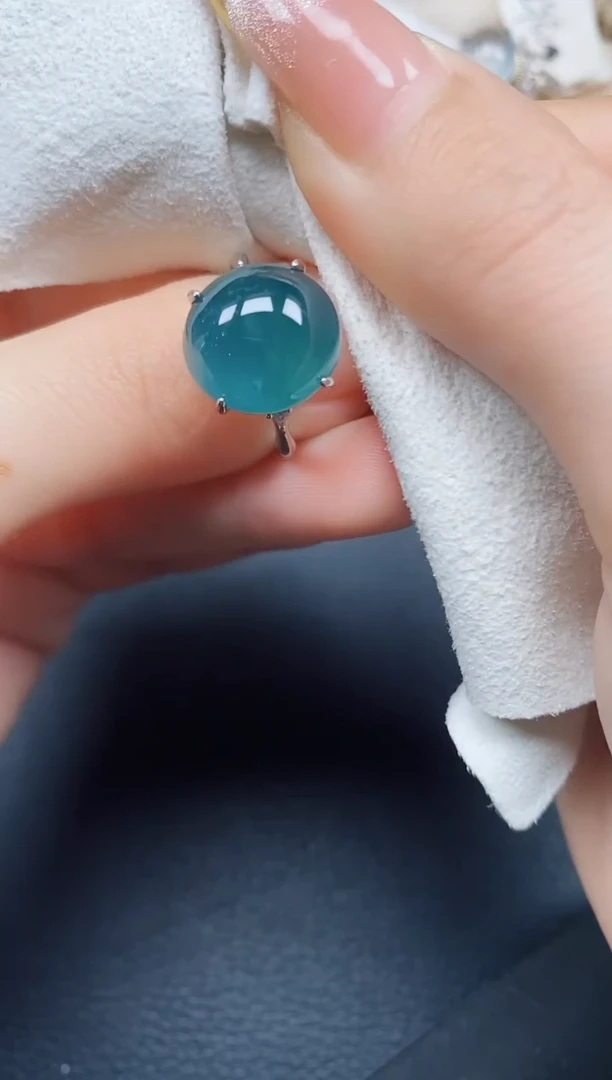 【闪购商品】翡翠戒指银S925镶嵌翡翠