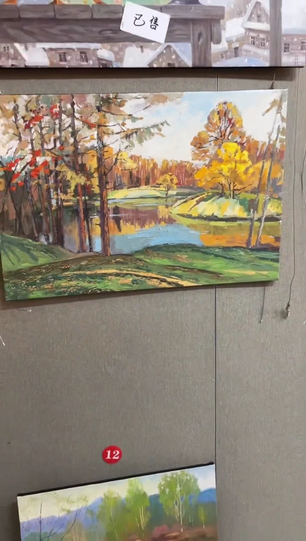 俄美协画家原创油画60*90