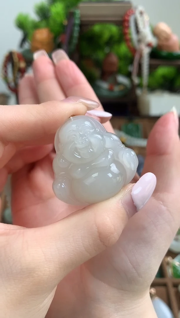 【闪购商品】和田玉颈饰未镶嵌吊坠35mm