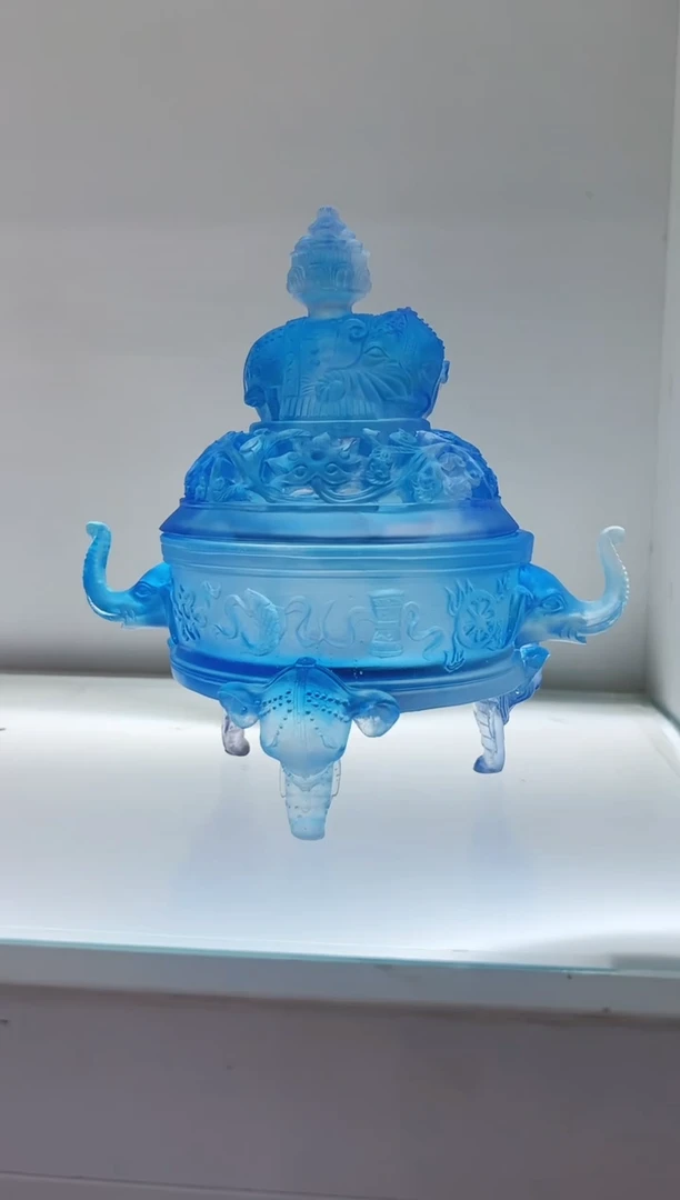 手工艺品琉璃林*?古法琉璃吉祥圆满