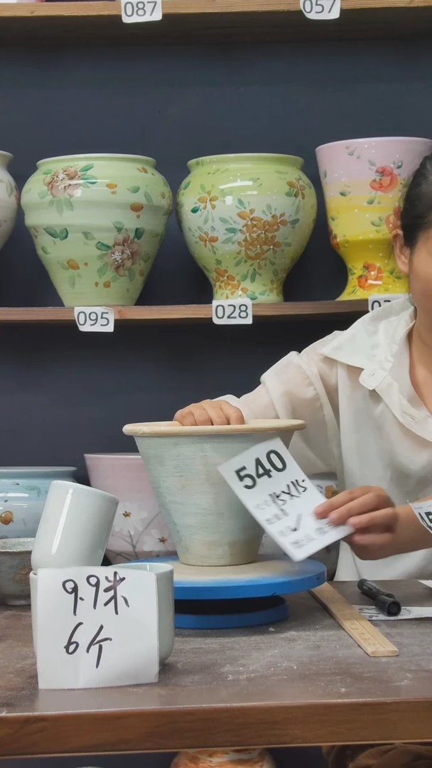 摆件景德镇花盆默认微瑕540