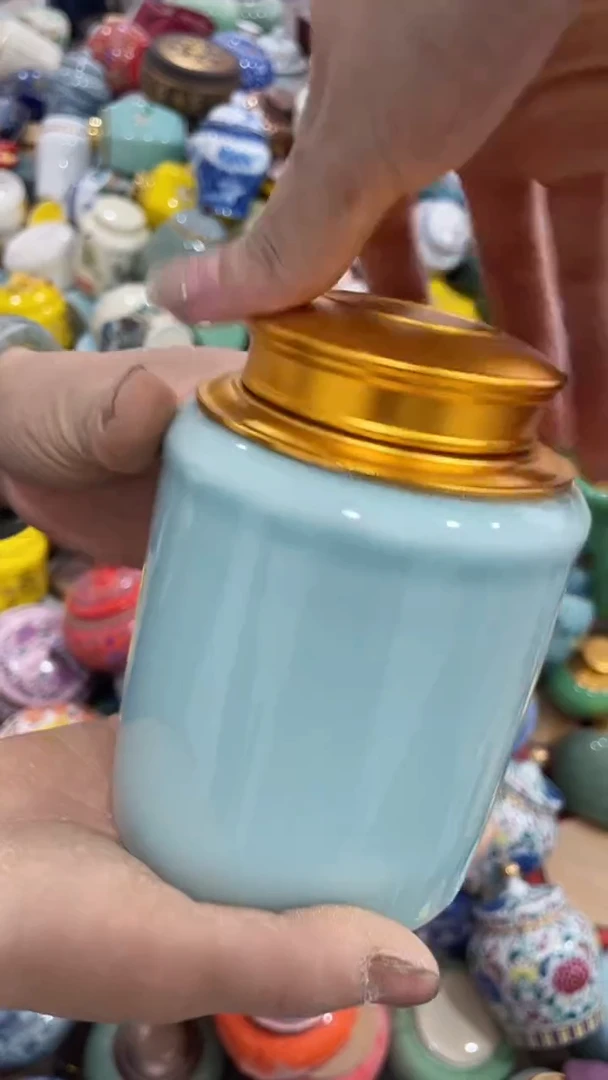 摆件孤品茶叶罐密封罐储物罐直播间临时链接浮力