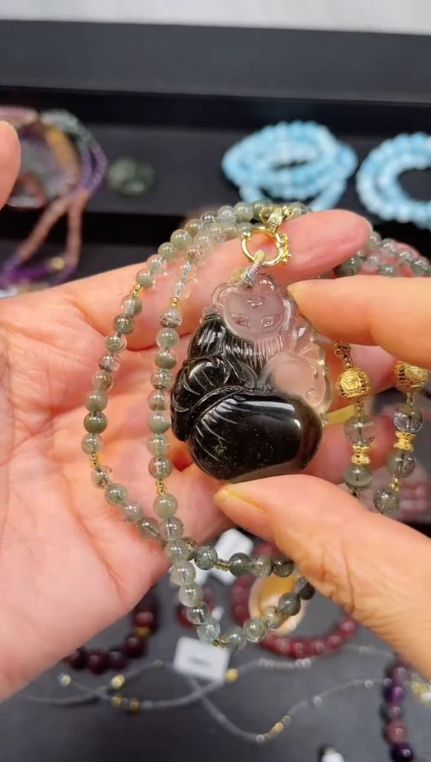 未镶嵌颈饰水晶【百晶灵儿】定制款