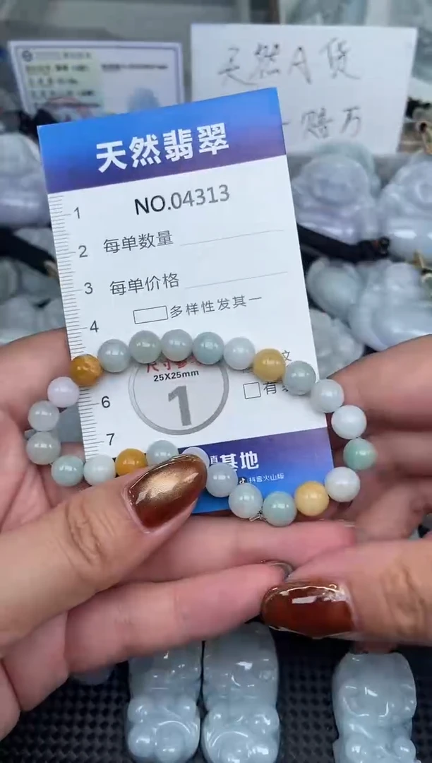 颈饰未镶嵌翡翠纯天然A货翡翠4313