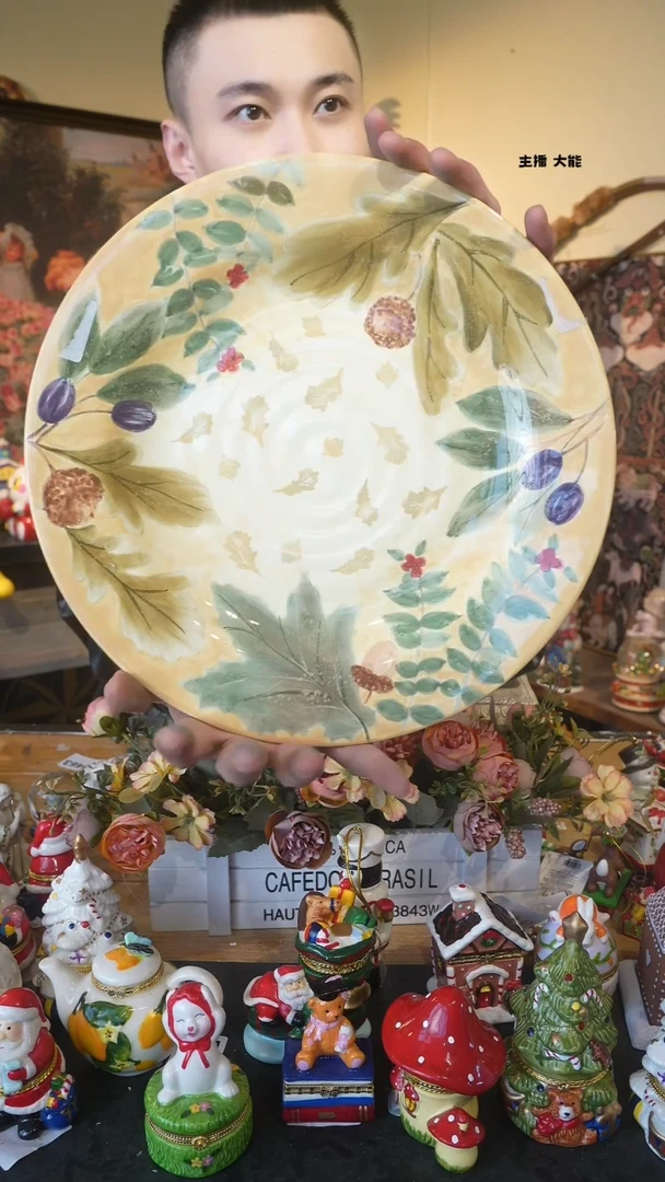 【闪购商品】默认微瑕高端树脂陶瓷摆件Q541