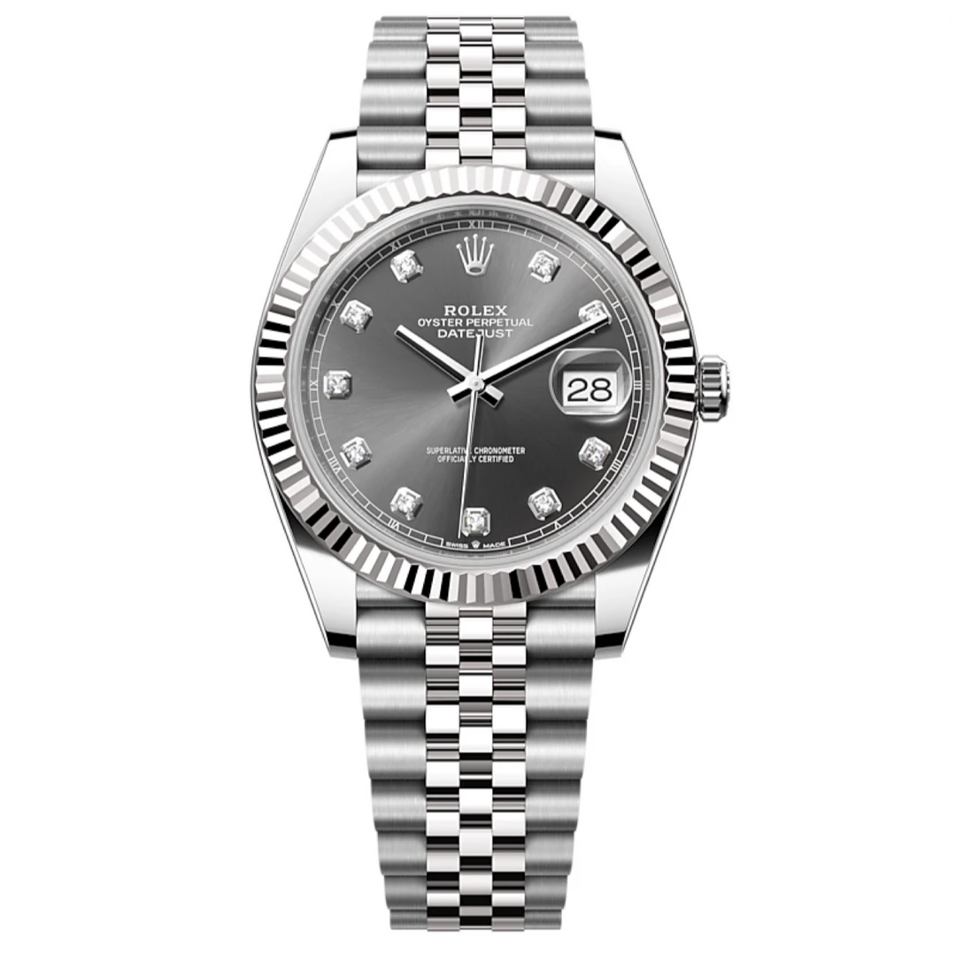 99新 Rolex/劳力士 灰钻126334-0006 精钢材质 41mm 22年全套99新