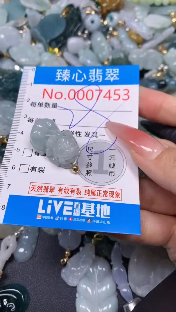 【闪购商品】翡翠颈饰未镶嵌含绳0007453