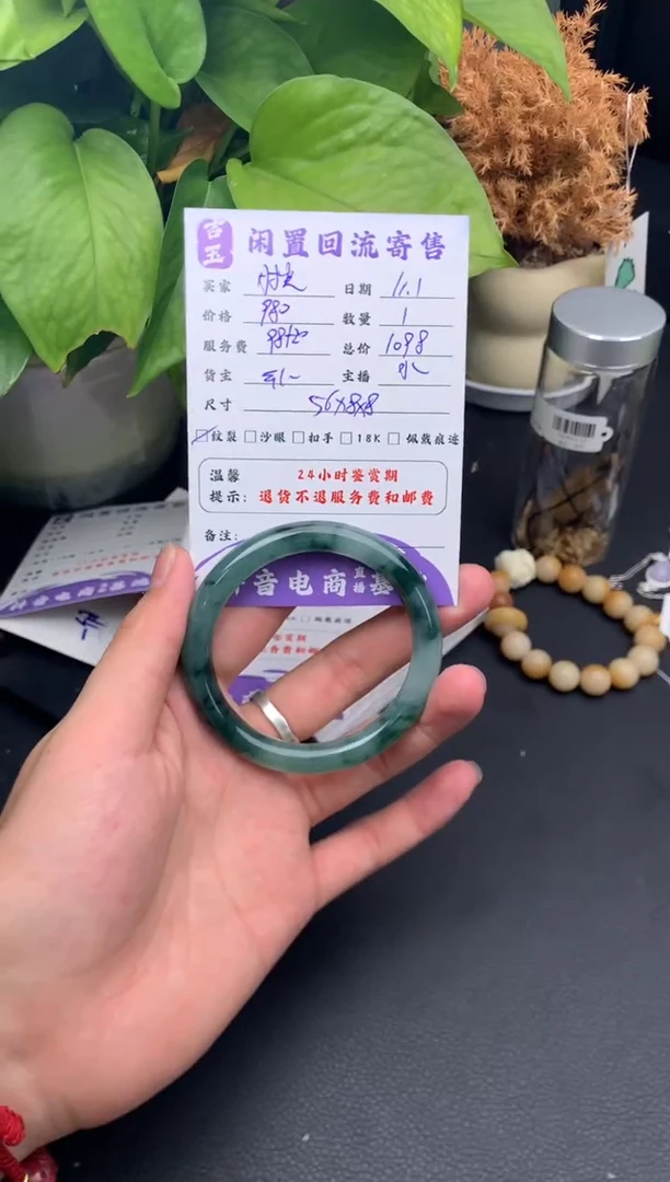 未镶嵌手镯翡翠芬*拉手镯