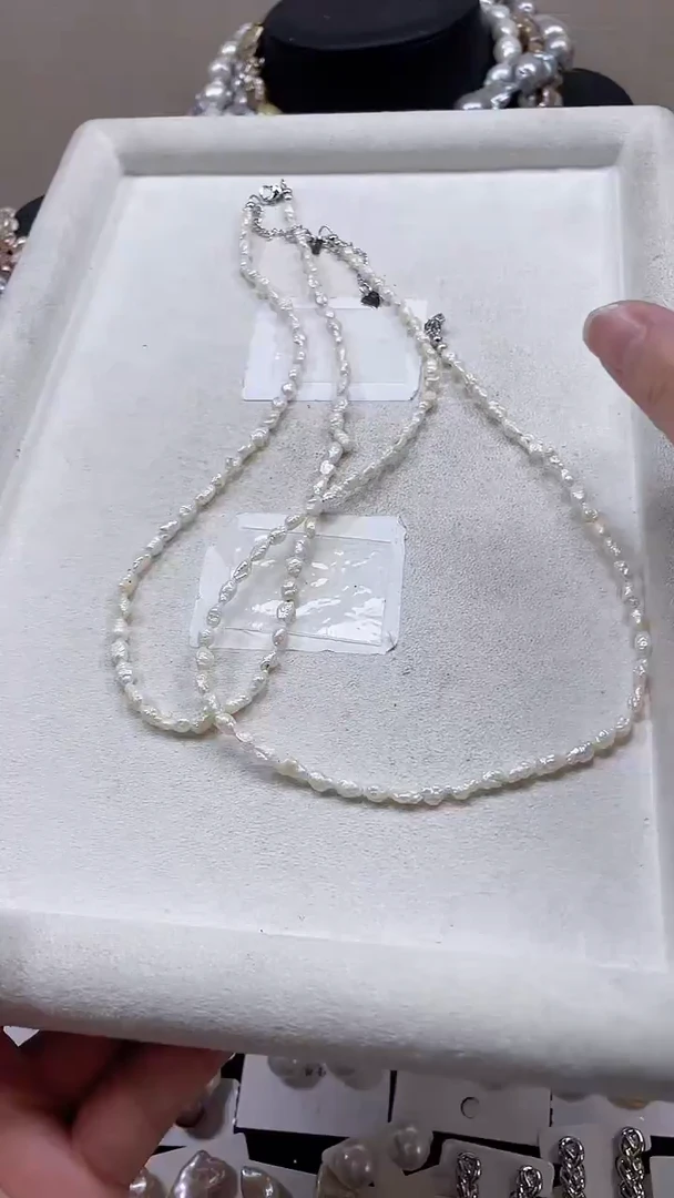 未镶嵌项链淡水珍珠【纯恬饰品】（多样性发货发一）
