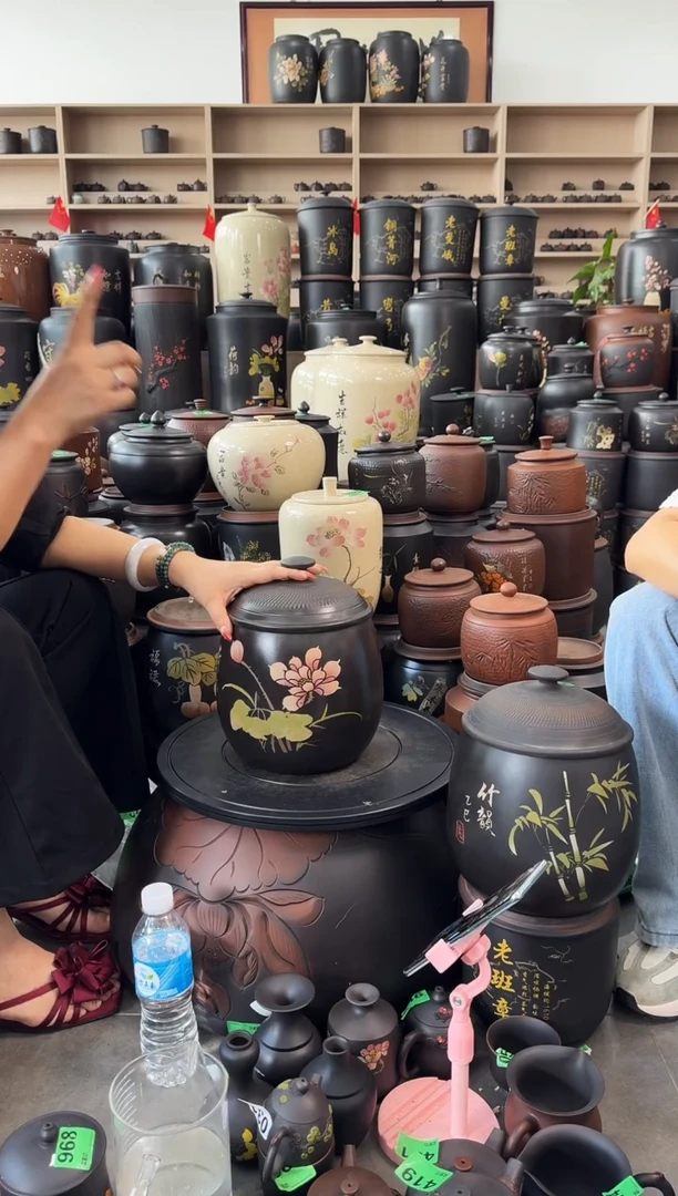 罐完品茶叶罐 520  龙蛋彩填