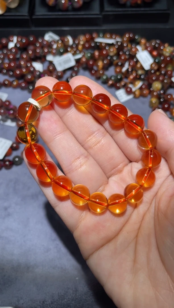 【闪购商品】水晶手链未镶嵌黄水晶10mm-